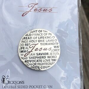 Jesus, Double Sided Pocket Coin